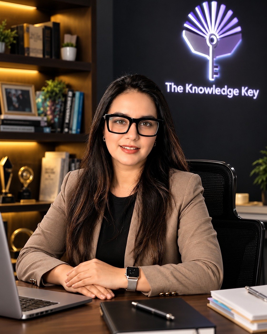 Professional portrait of a woman for The Knowledge Key academic support business